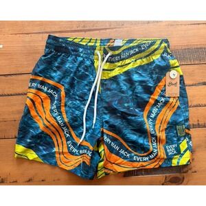 NWT COLD PLUNGE EVERY MAN JACK swim shorts trunks medium men's